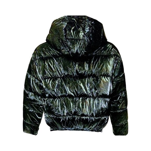 XOXO Women's black winter puffer jacket Size XL & Large NWT - Picture 12 of 16